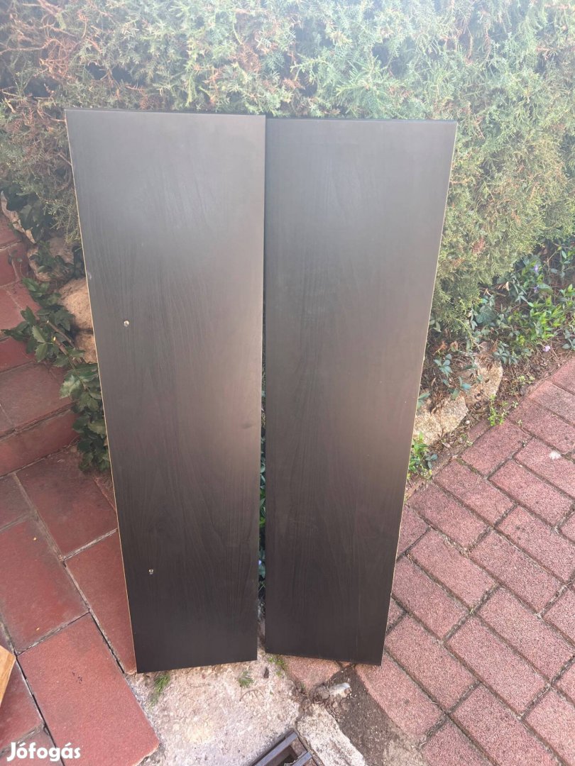 Ikea Lack fali polc 110x26cm fekete barna eladó