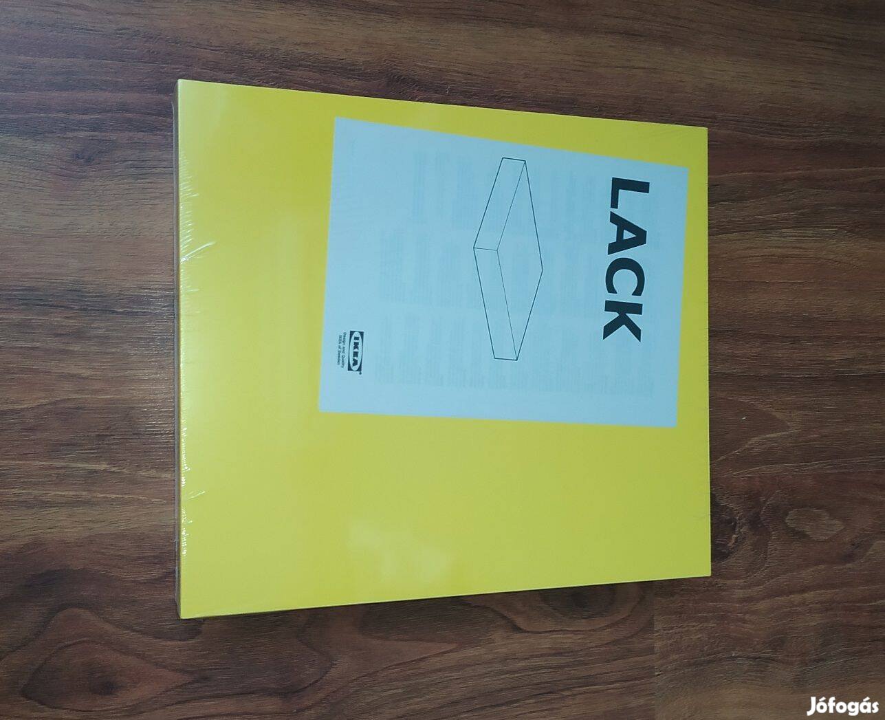 Ikea Lack polc fehér + sárga