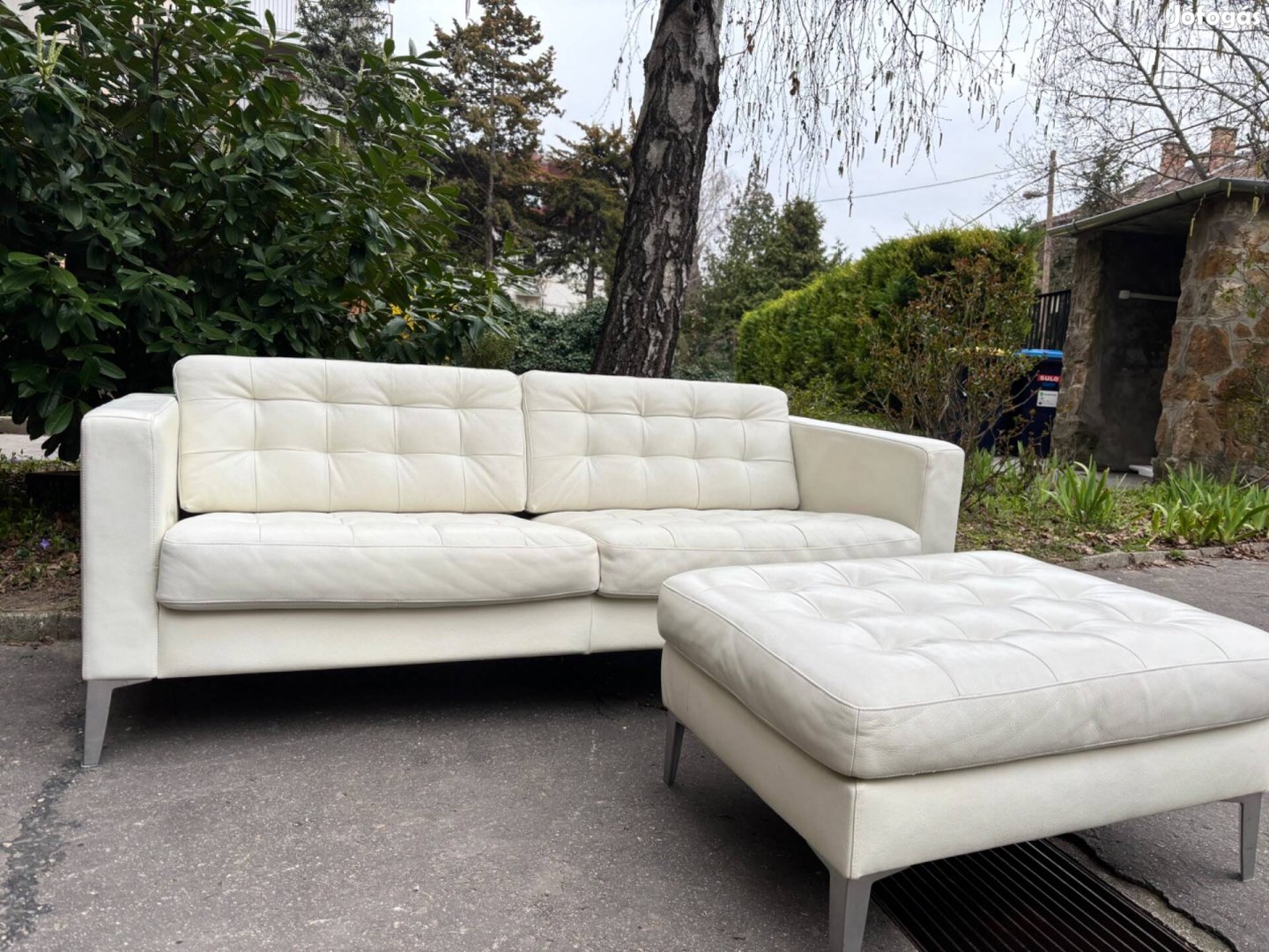 Ikea Landskrona 3sz. Bőr Kanapé 205x90x78