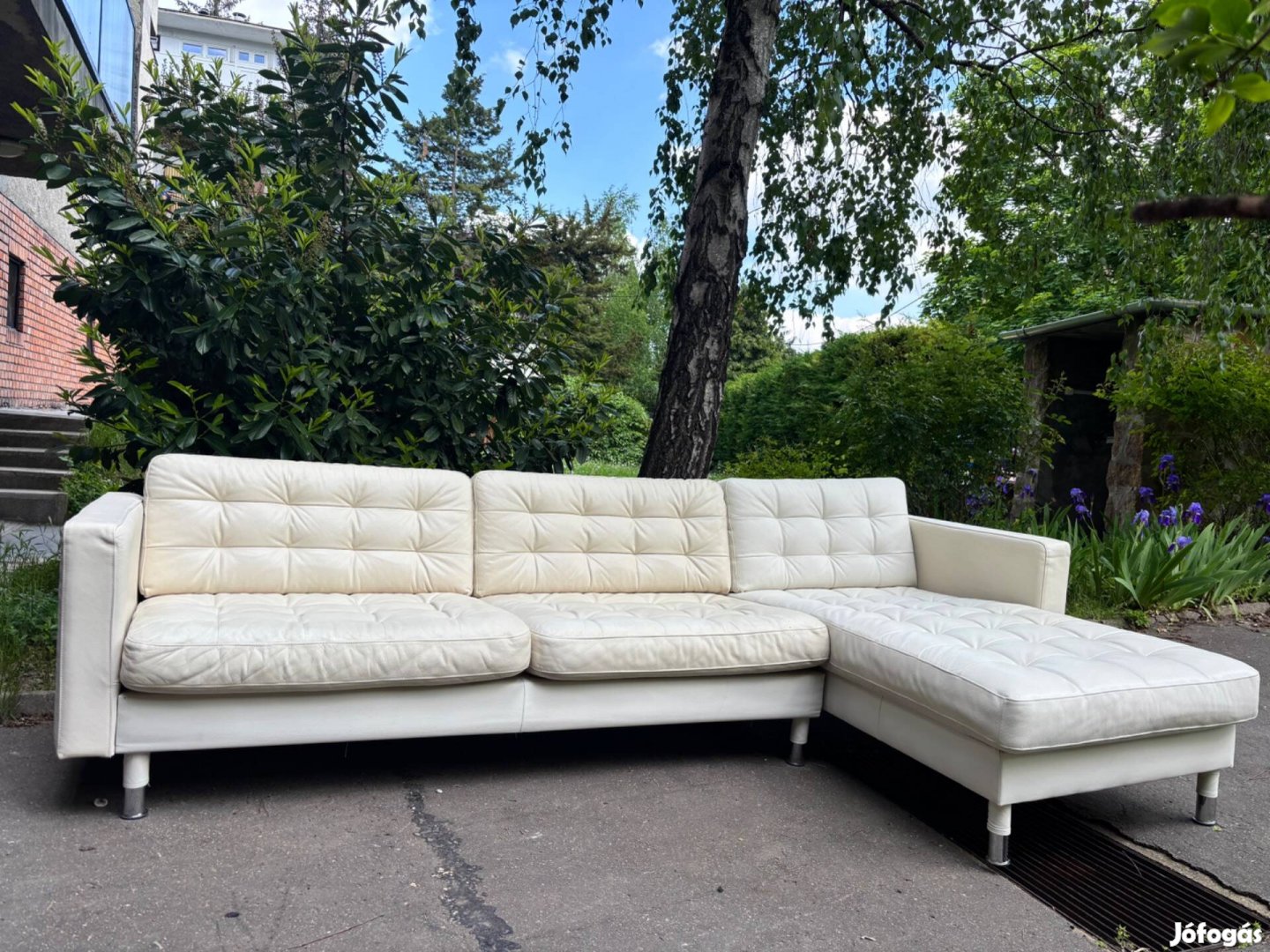 Ikea Landskrona Fekvőfoteles Bőr Kanapé 280x160x90