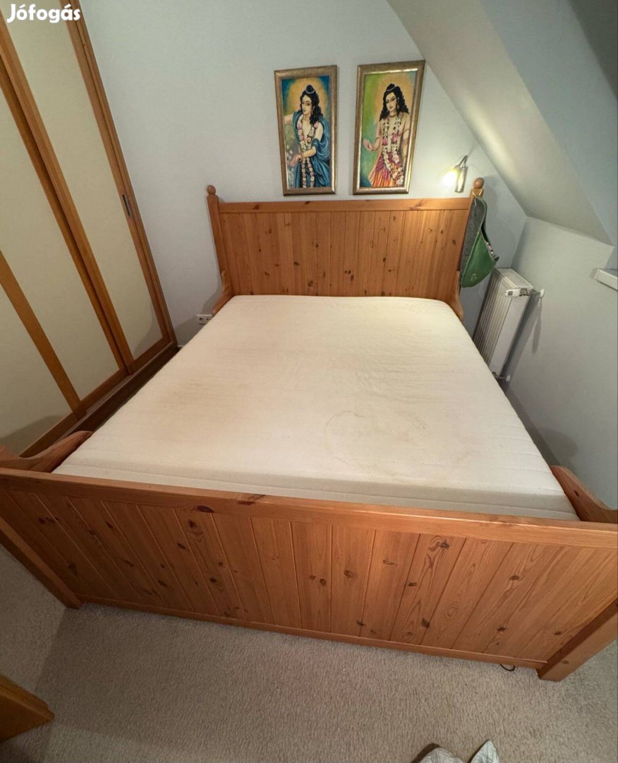 Ikea Leksvik ágykeret és matrac
