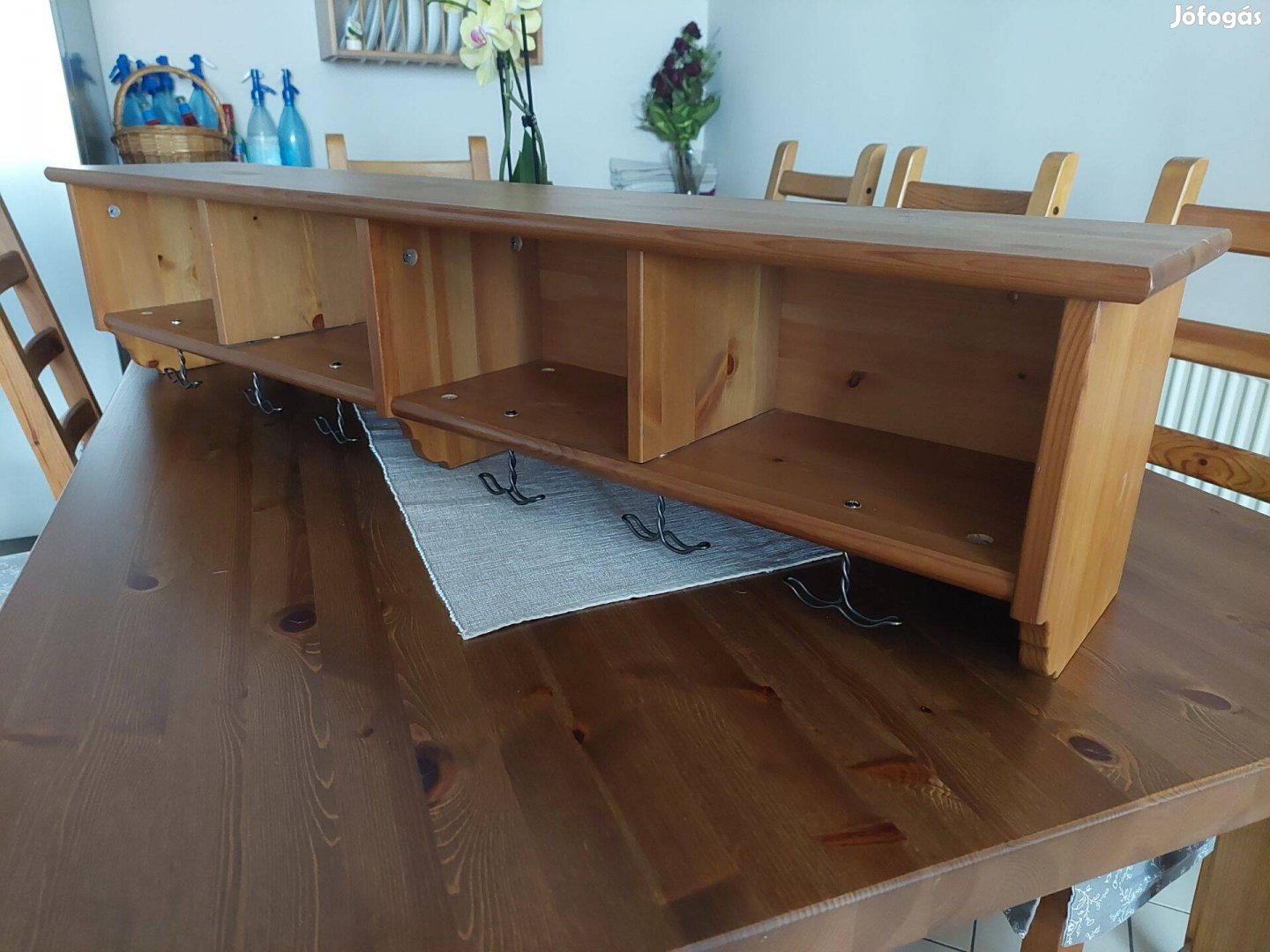 Ikea Leksvik kalaptartó polc/ fogas