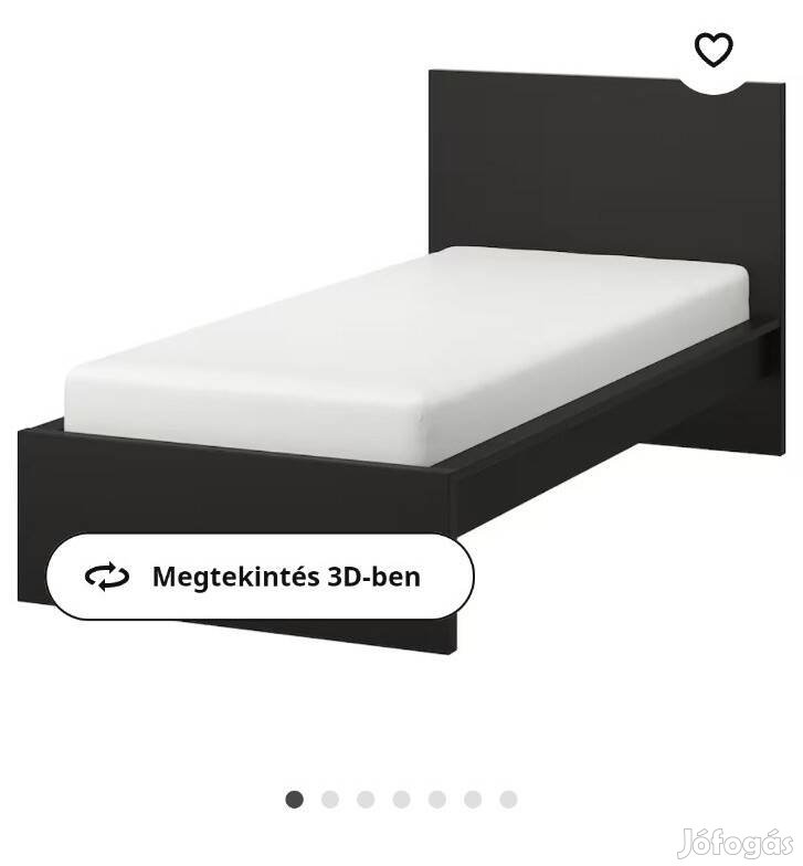 Ikea Malm egyszemélyes ágykeret 90x200