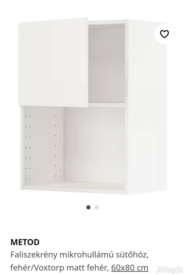 Ikea Metod faliszekrény szép új állapotban.