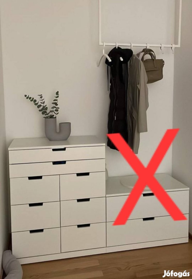 Ikea Nordli fiókos szekrény 