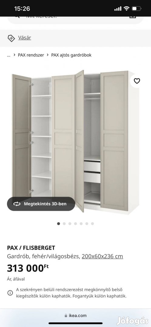 Ikea Pax Gardrób