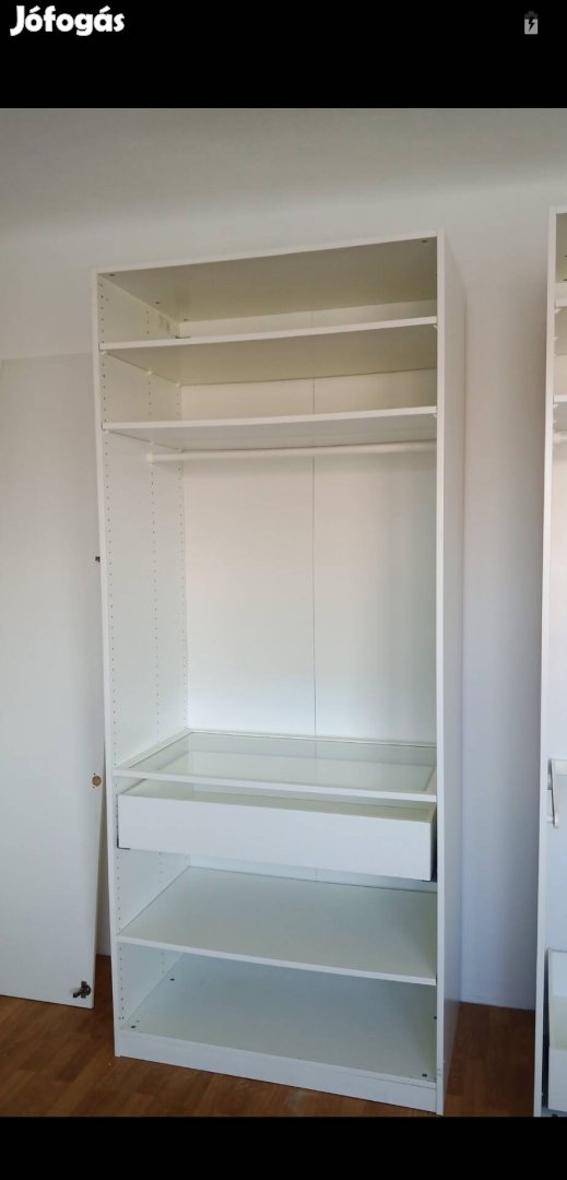 Ikea Pax gardrób szekrény váz, Komplement belső kiegészítőkkel 