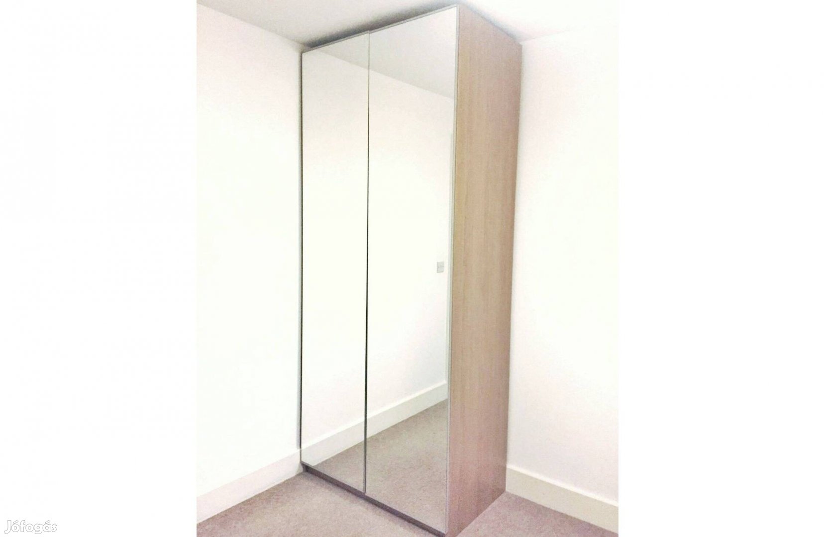 Ikea Pax gardróbszekrény Vikedal tükör ajtós 100cm