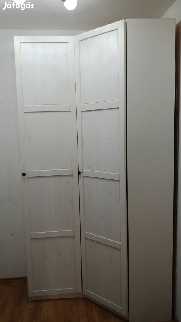 Ikea Pax sarok szekrény+kiegészítő elem+Komplement belső+ajtók