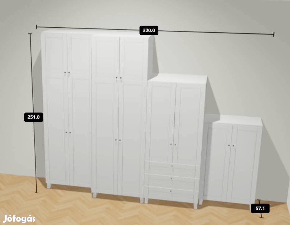 Ikea Platza szekrény