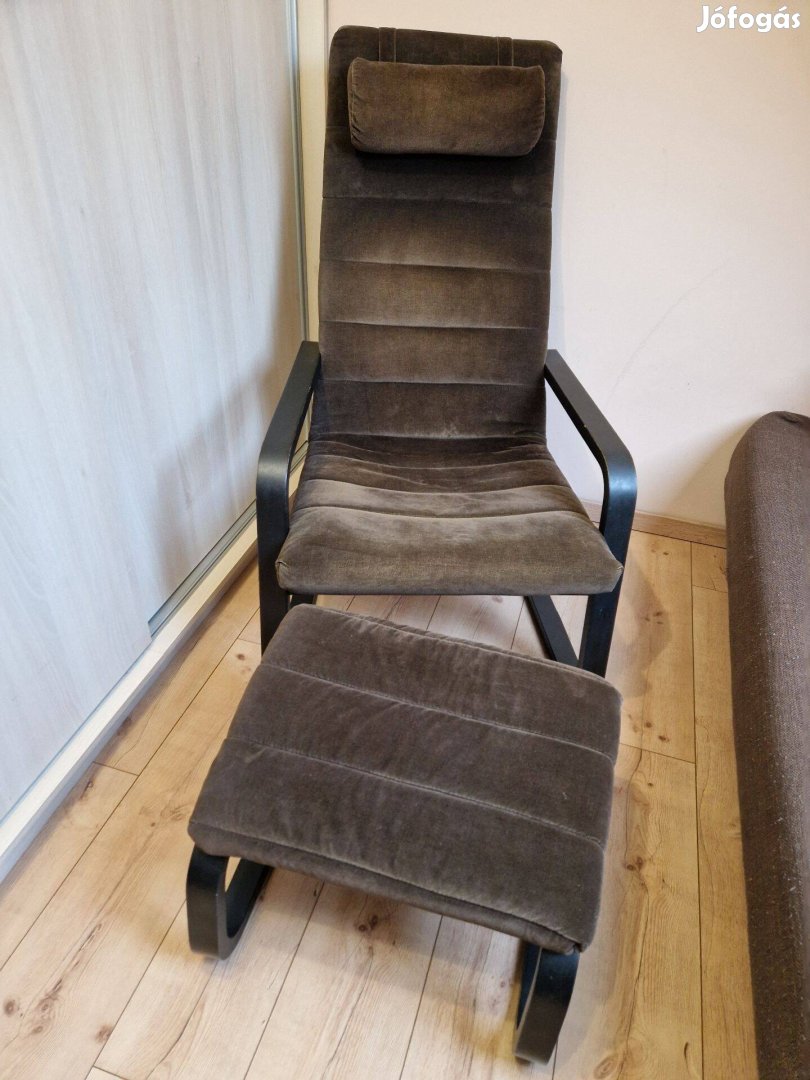 Ikea Relax fotel lábtartóval