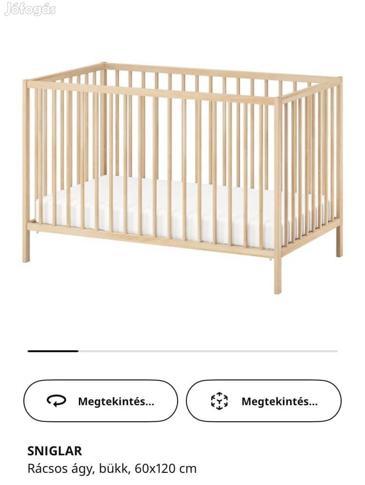 Ikea Sniglar kiságy