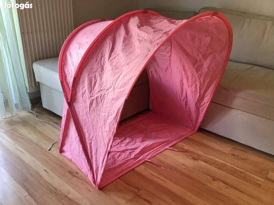Ikea Sufflett rózsaszín baldachin alvókuckó alvó sátor