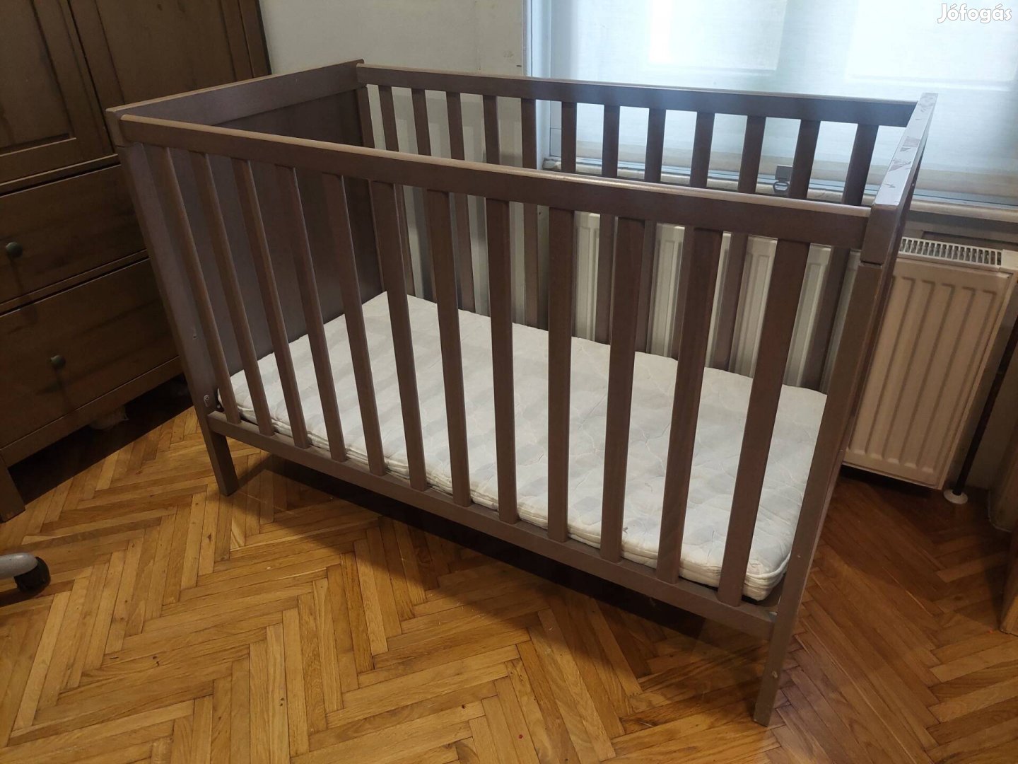 Ikea Sundvik rácsoságy + kókuszmatrac