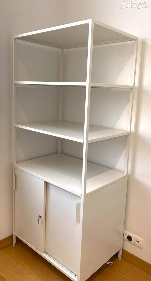 Ikea Trotten szekrény (fehér) tolóajtóval (80x55x180 cm) Áfá-s