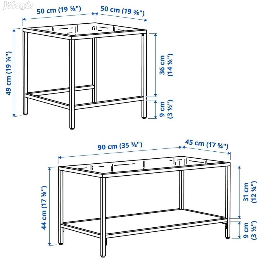 Ikea Vittsjö dohányzó asztal