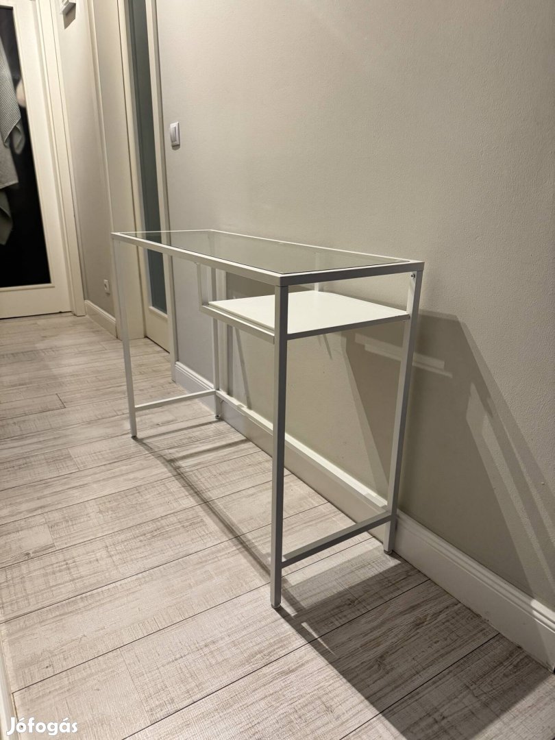 Ikea Vittsjö fehér fémasztal 