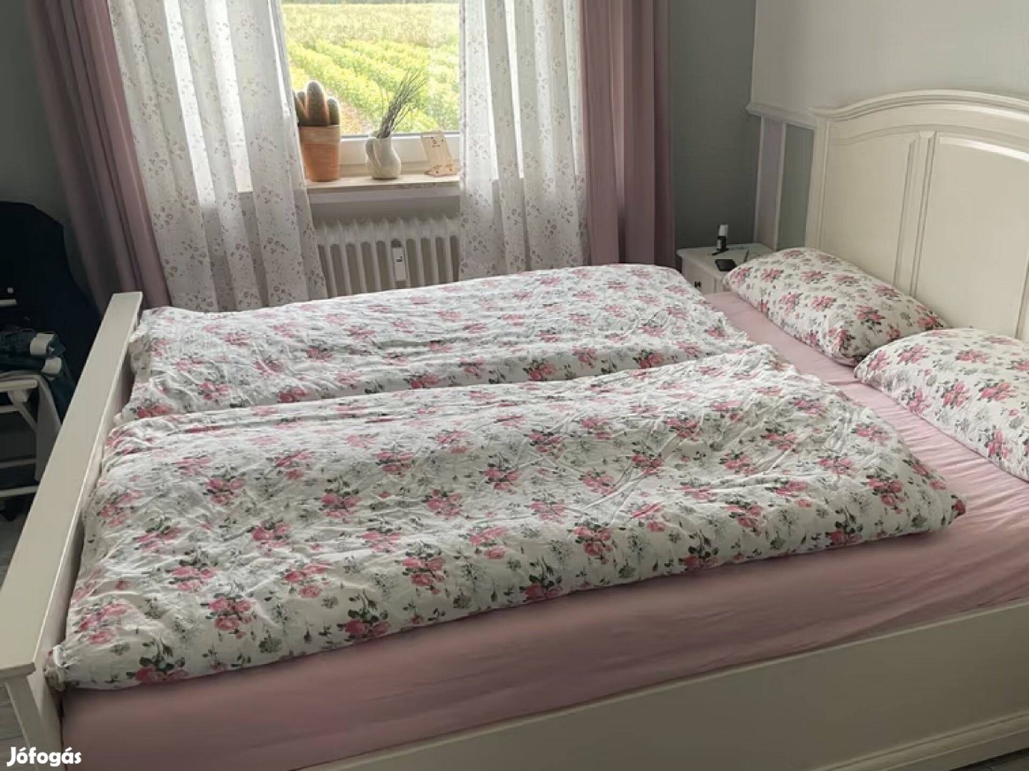 Ikea ágy 180x200 komplett "Birkeland"