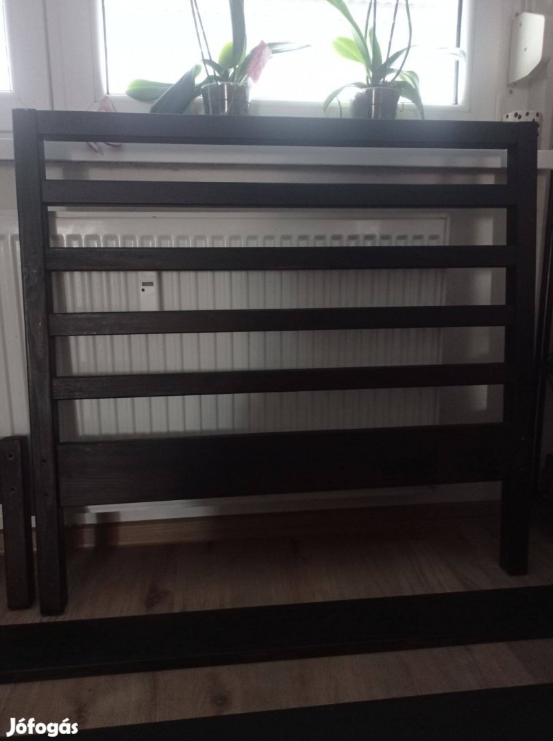 Ikea ágykeret fekete 90x200cm