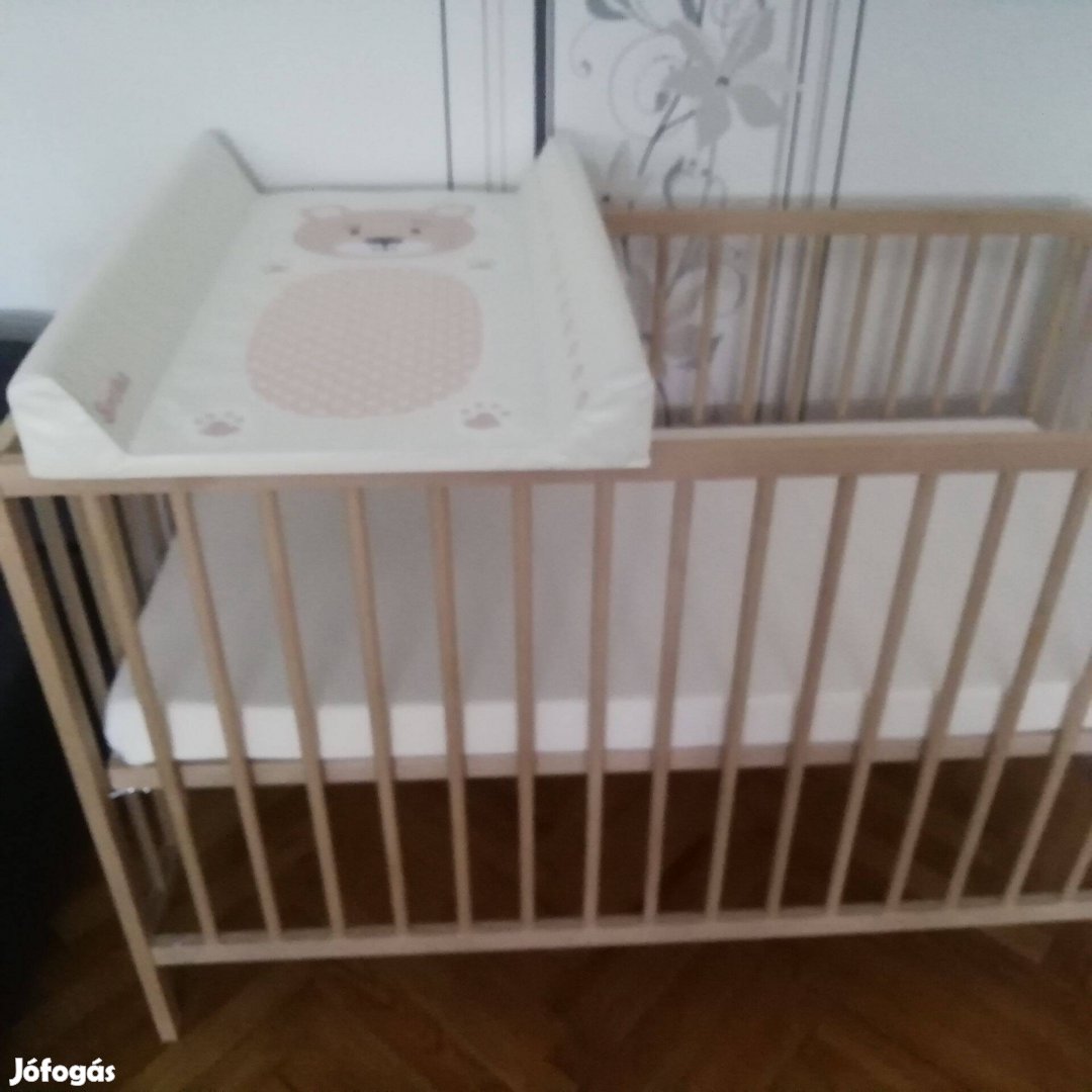 Ikea baba ágy+pelenkázó