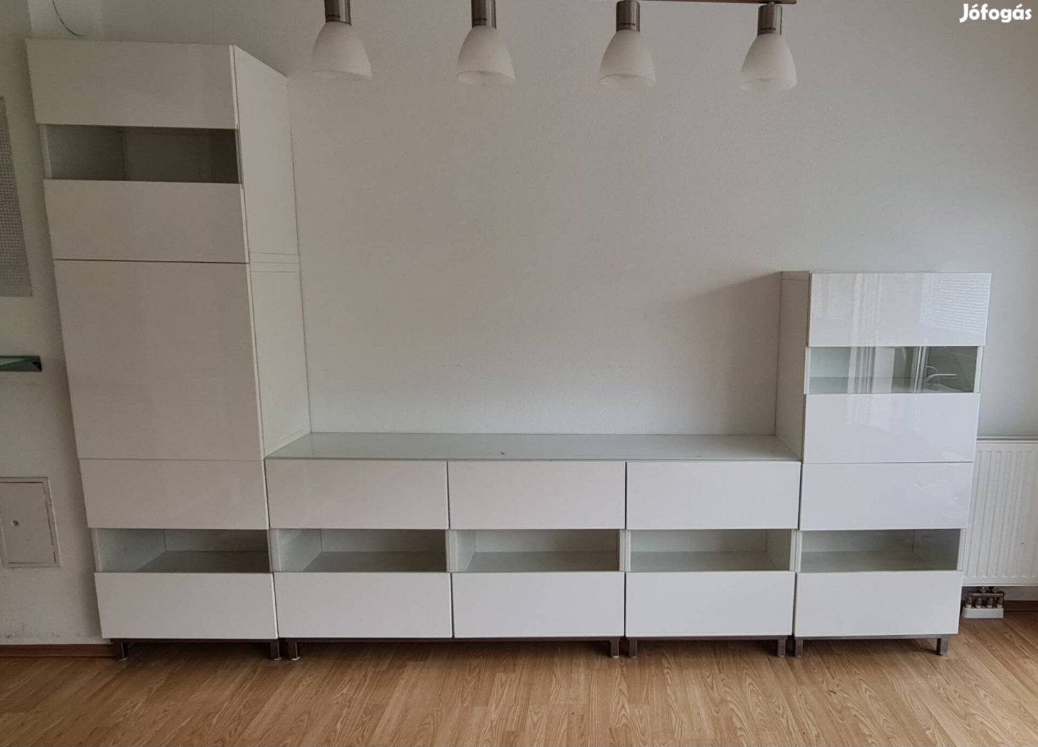 Ikea besta nappali bútorszett eladó üveglappal