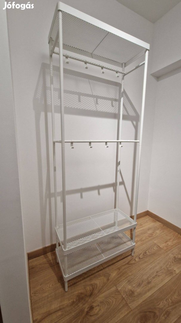 Ikea előszoba bútor, ruhafogas cipőtároló elemmel