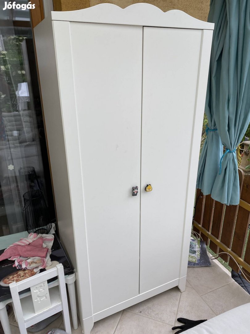 Ikea fehér 2 ajtós szekrény