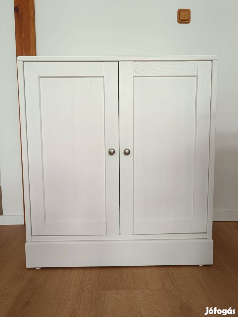 Ikea fehér két ajtós komód 81x47x89 cm