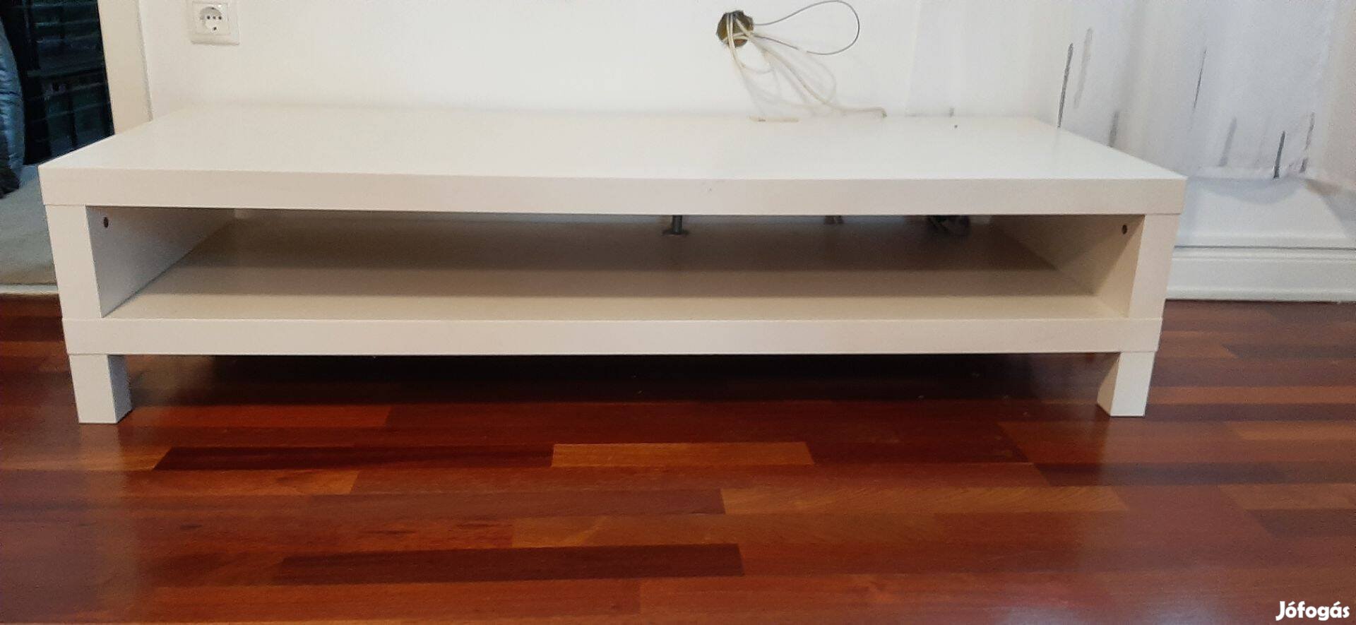 Ikea fehér tv tartó szekrény és polc