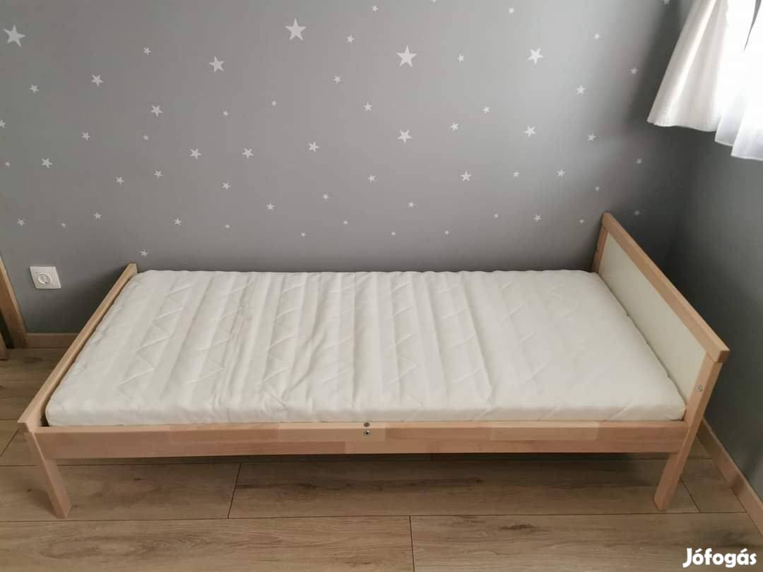 Ikea gyerekágy+védőkorlát+matrac eladó
