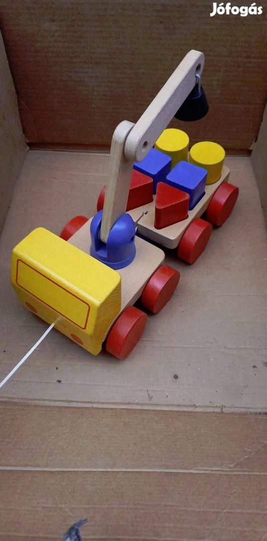 Ikea mágneses rakodós teherautó fa játék
