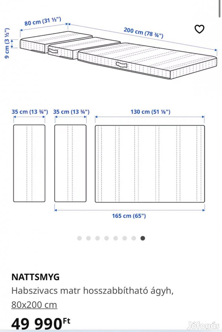 Ikea matrac 200x80