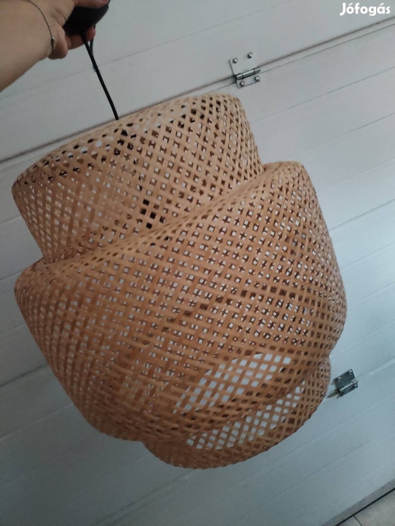 Ikea nagy bambusz lámpa új 
