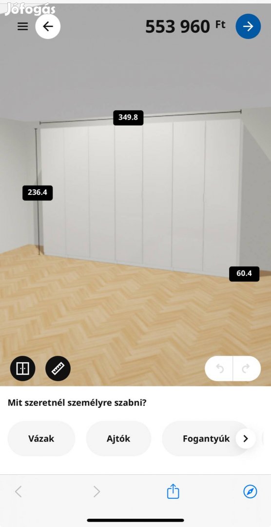 Ikea pax Gardrób