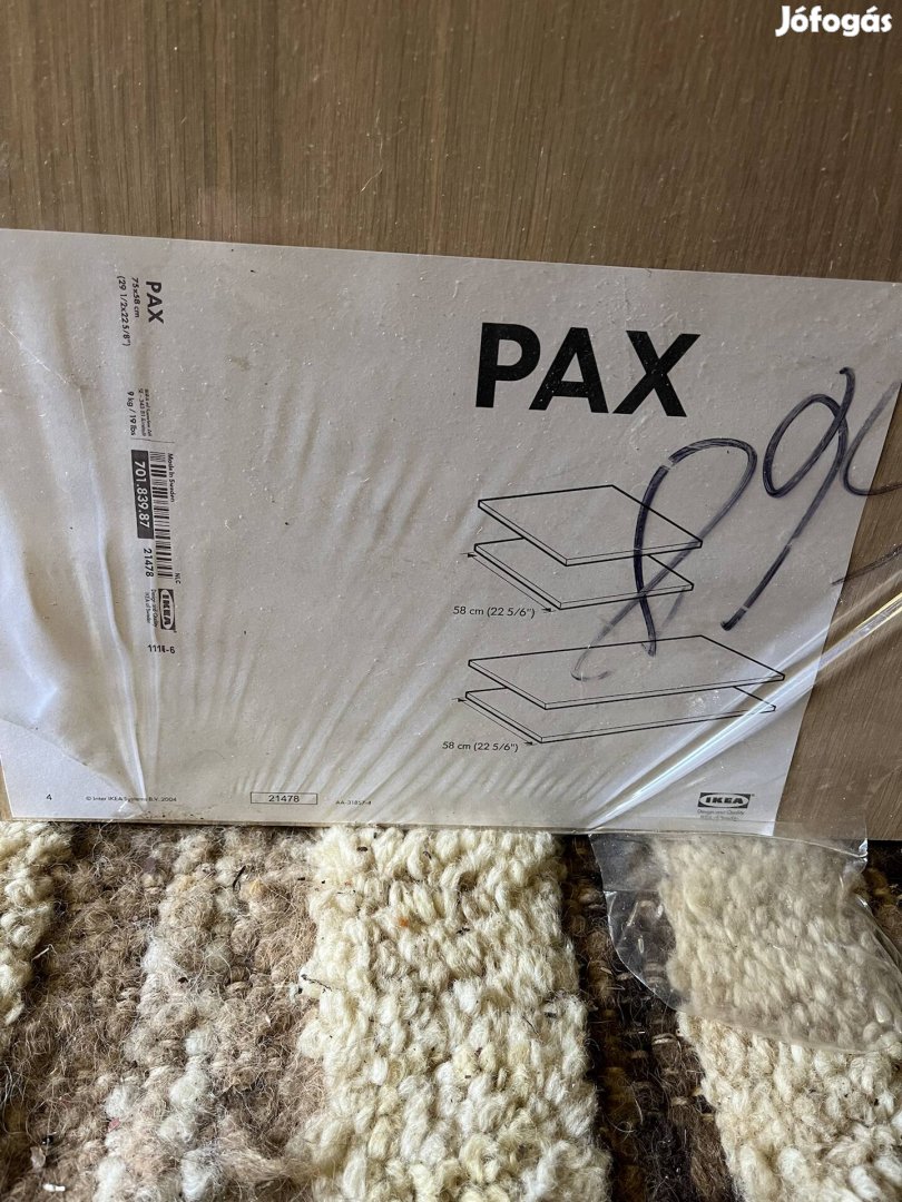 Ikea polcok PAX