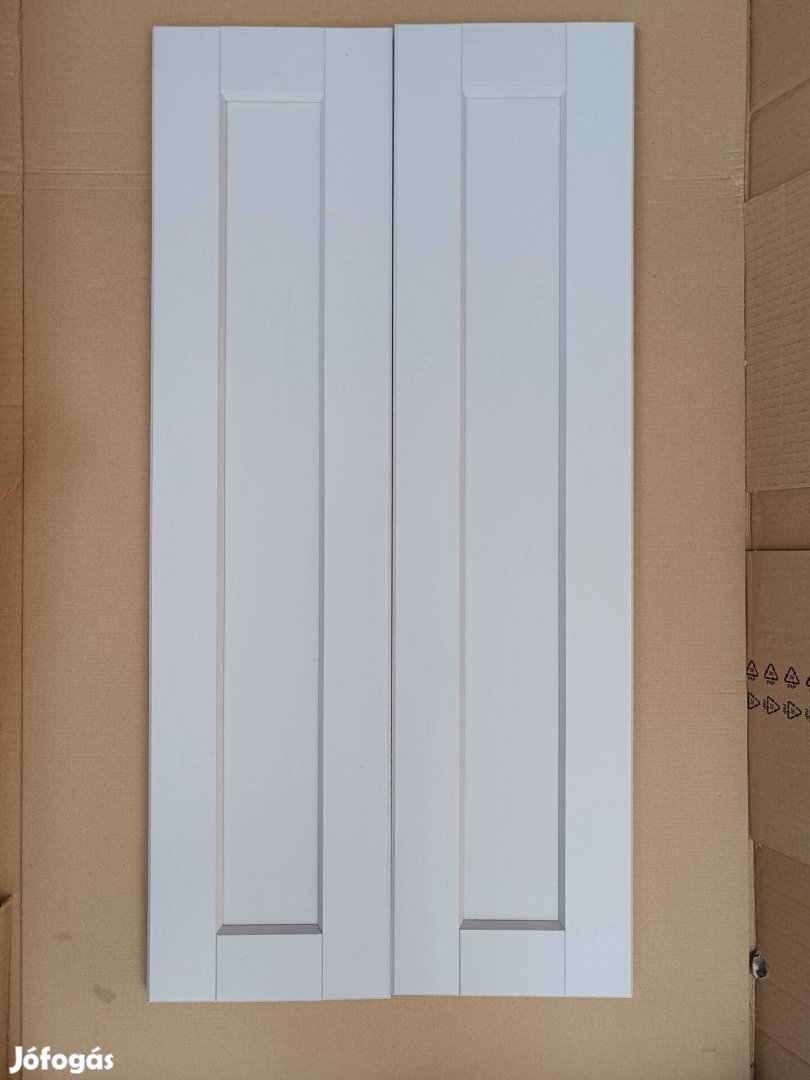Ikea tömör fa szürke konyhabútor ajtó 20x80 