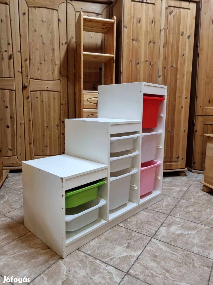 Ikea trofast lépcsős tároló 100x94x45