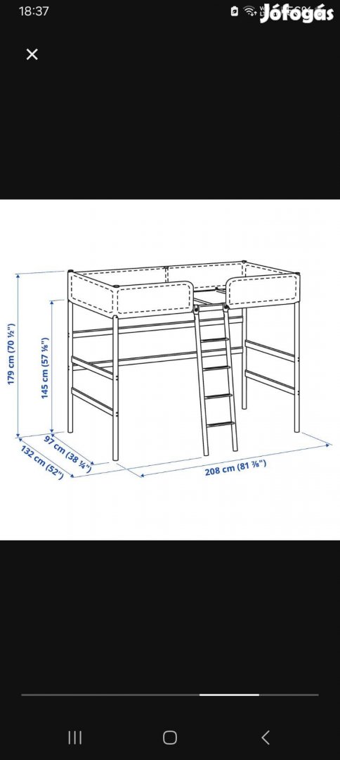 Ikea tuffing galléria ágy