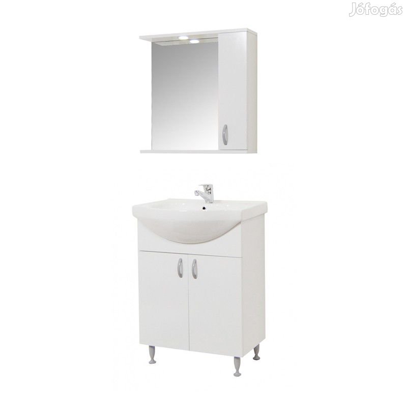 Ikeany 60 fürdőszobai alsószekrény mosdóval Oglio60 Fürdőszobai tükrö