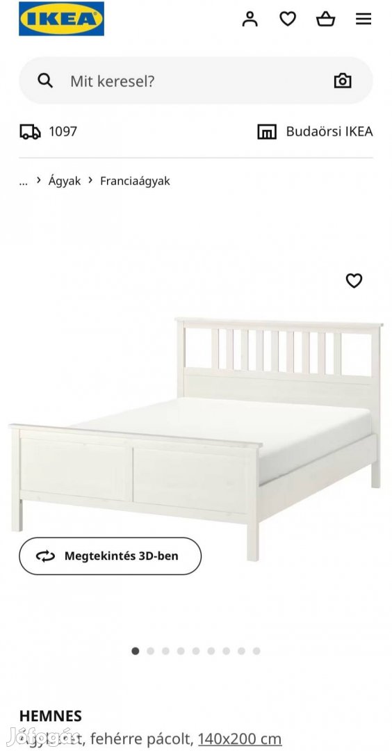 Ikeas Hemnes ágy