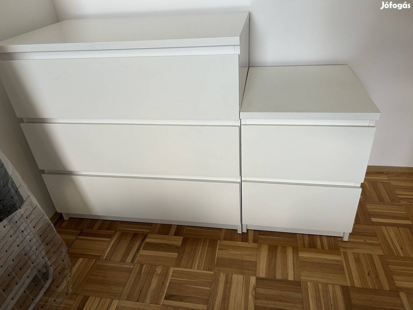 Ikeas Malm 2 és 3 fiókos szekrény eladó