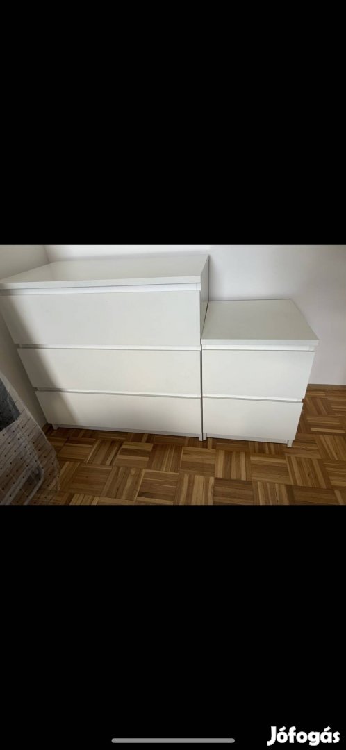 Ikeas Malm 2 és 3 fiókos szekrény eladó