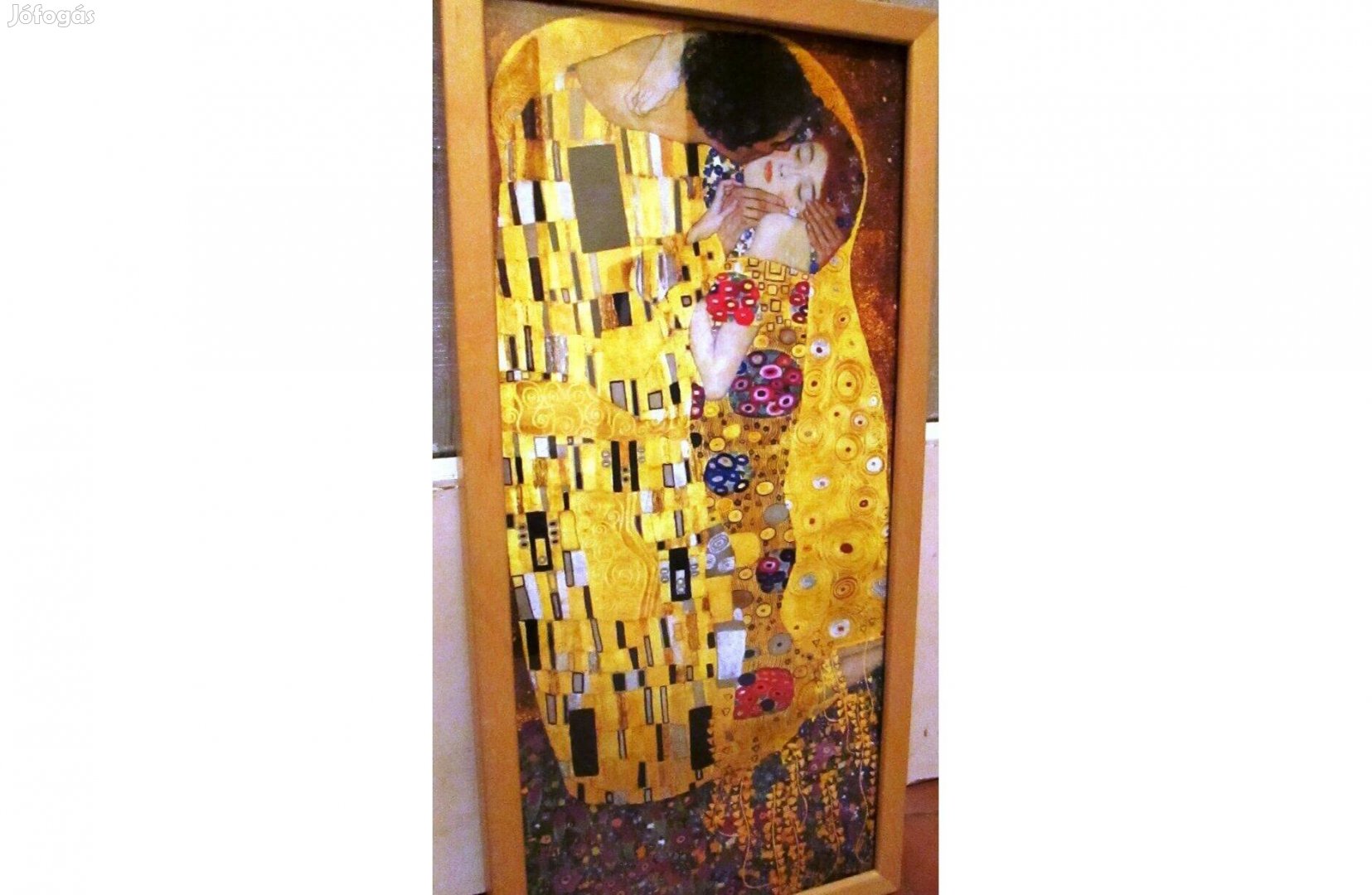 Ikeás, Klimt festmény motívumos keretezett kép