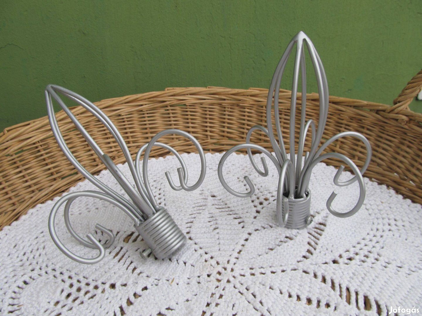 Ikeás fém karnisvég pár
