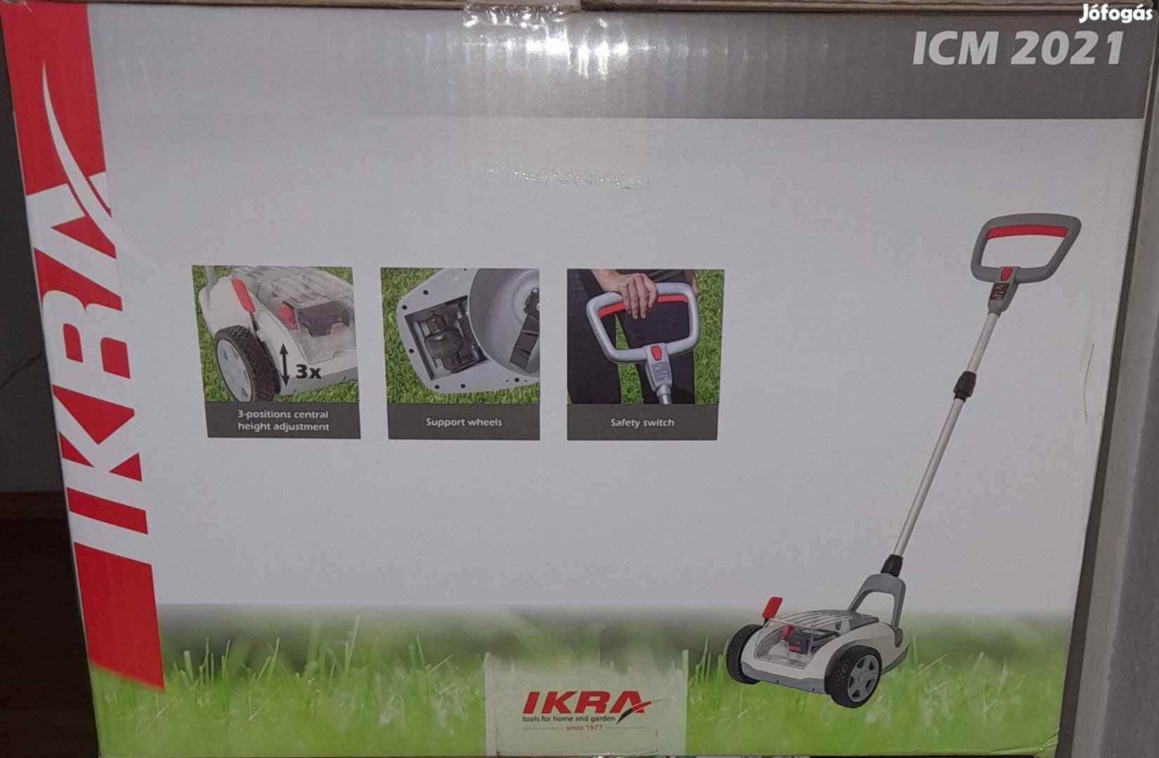 Ikra akkus kézi fűnyíró