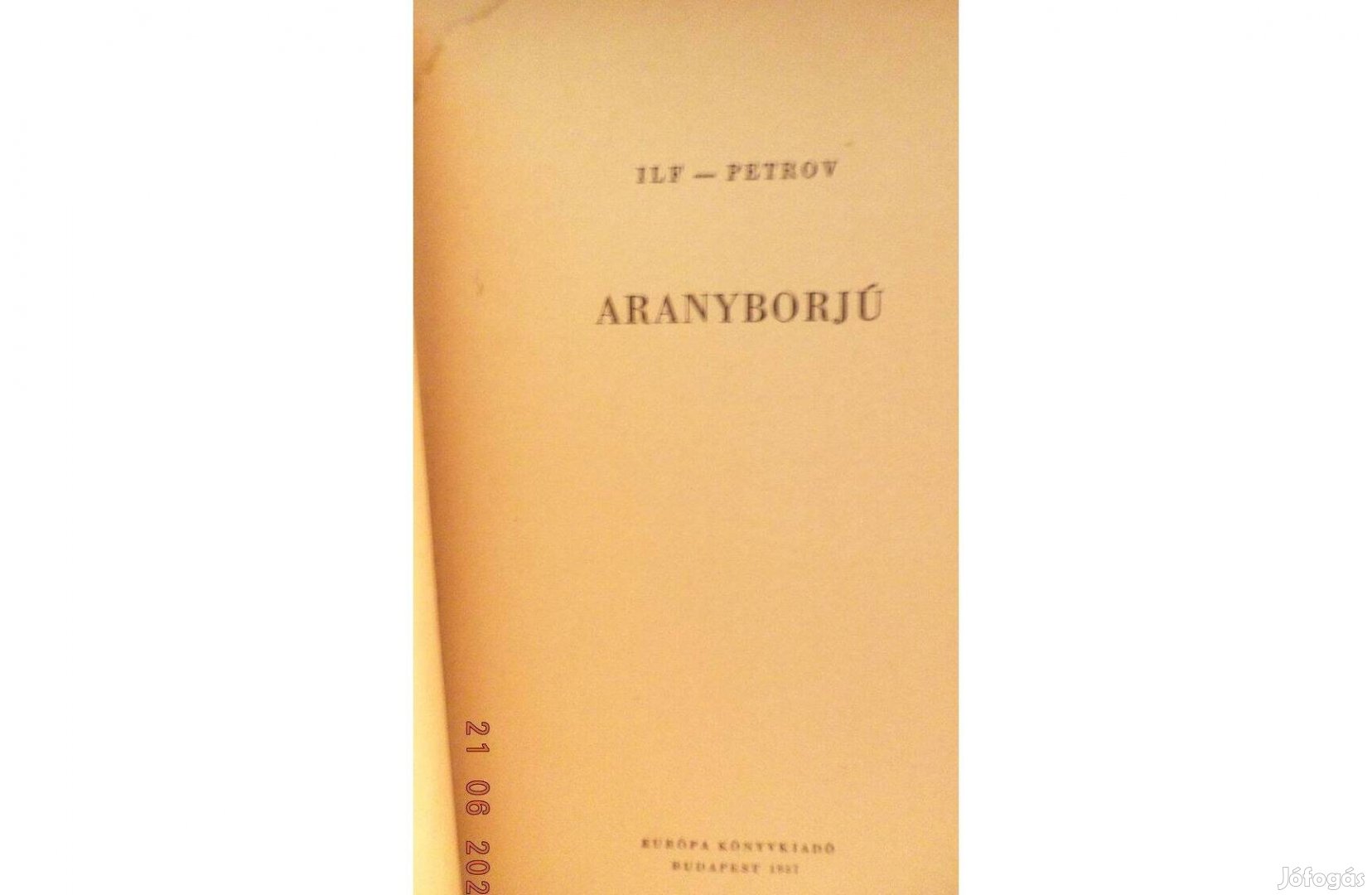 Ilf - Petrov: Aranyborjú