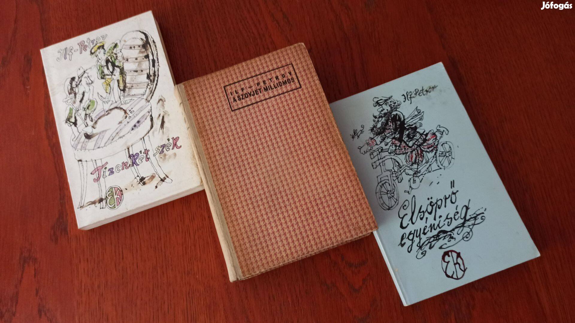 Ilja Ilf - Jevgenyij Petrov könyvcsomag 3 db könyv