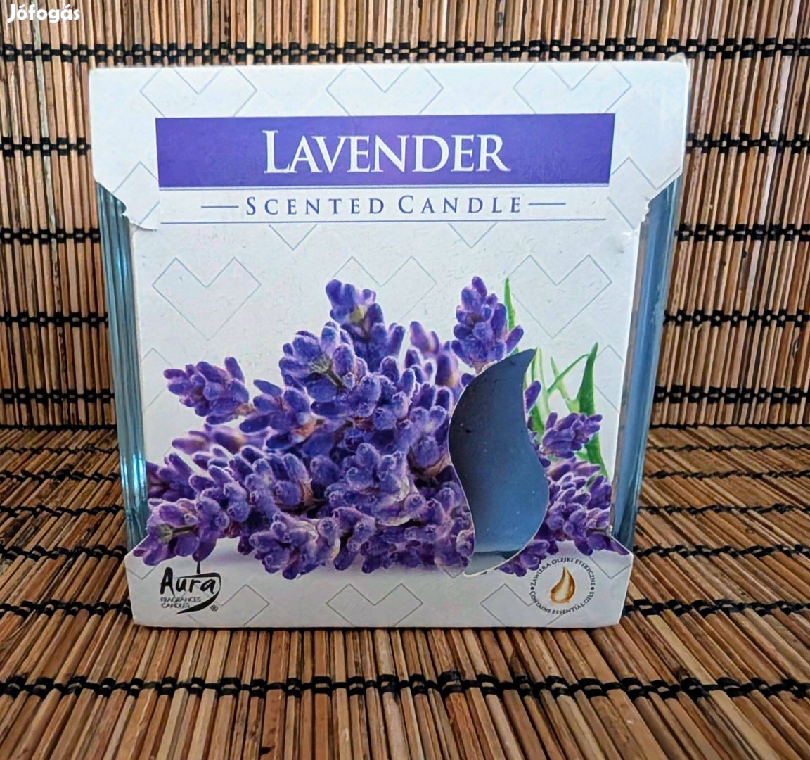 Illatgyertya! Ajándék Asztali Mécses! A kettő együtt! 999Ft