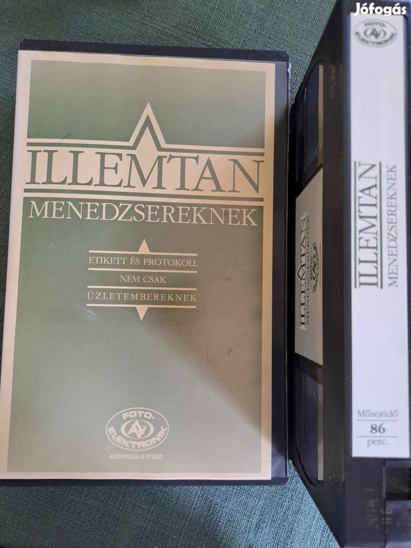 Illemtan menedzsereknek VHS