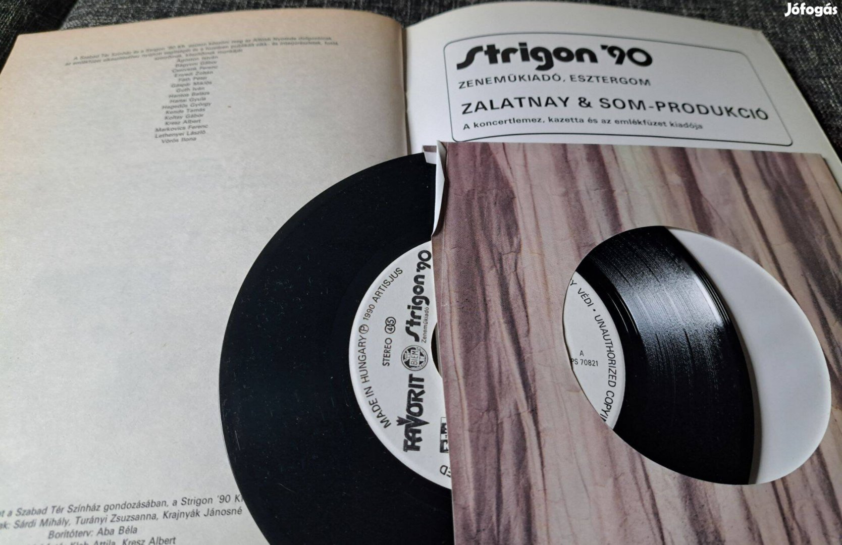 Illés - Népstadion emlékfüzet SP